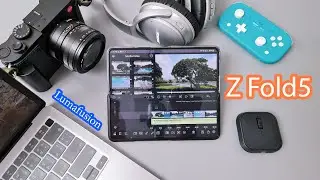 "Galaxy Z Fold5" ลองตัดวีดีโอ4kในLumafusion | ผลไม้รีวิว