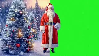 Christmas Santa Dancing Animation Green Screen Video | Royalty Free | No Copyright 2024