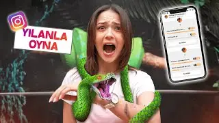 INSTAGRAM KANALIM BİR GÜNÜMÜ YÖNETİYOR ! (BOYNUMA YILAN DOLANDI)