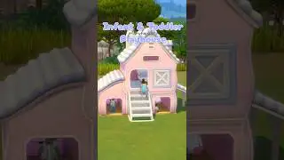 2 Story Toddler and Infant Playhouse | No CC | Sims 4 