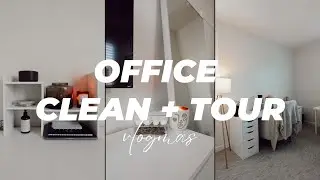 VLOGMAS 5: Office Clean + Office Tour
