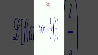 Laplace Transform properties equations #maths #mathematics #mathstricks