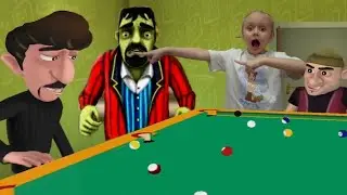 Воришки и Сосед играют в бильярд! Прохождение Scary Robber и Scary Stranger!