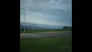 Ominous Shelf Cloud Approaching... #stormchaser #thunderstorm