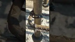 Aseguramiento de pernos de columnas en armaduría de pedestal de concreto