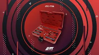 Набор бит и торцевых головок с трещеточным ключом JTC-7726