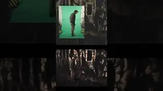 Indiana Jones invisible bridge effect! 🤠 #shorts #vfx #bts
