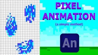 How to make Pixel Animation in Adobe Animate | Tutorial