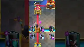 Night Witch Damage Battle 💥💥💥 #clashroyale #supercell  #shorts