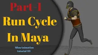 Run Cycle in Maya Class 8 Part_01