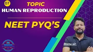 NEET PYQ | 07 HUMAN REPRODUCTION