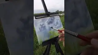 #painting #акварель #пленэр #pleinair #watercolorart