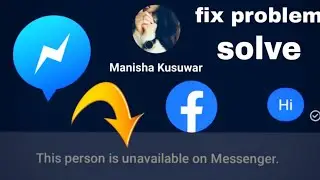 this person is unavailable on messenger | messenger this person isn't available right now