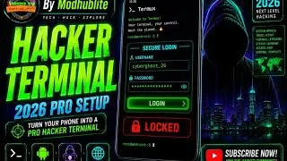 Turn Your Termux Into PRO HACKER TERMINAL in 2026 Custom Username & Password Login Setup for android