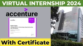 Accenture Online Internship with Certificate | Work From Home | Learn Technology | Data Analyst