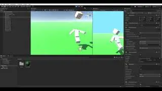 Funny ragdoll flying (Unity)