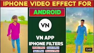 Real iPhone Video Editing in VN Video Editor Iphone filter shake effect zoom effect bounce iphone 13