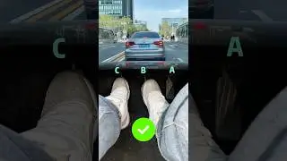 Braking on a manual transmission 