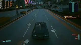 Cyberpunk 2077 pop in of ground elements as driving