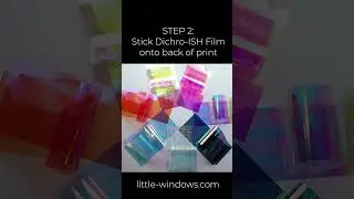 Resin Pendants - Dichro-ISH Film + Spiders SHORT 