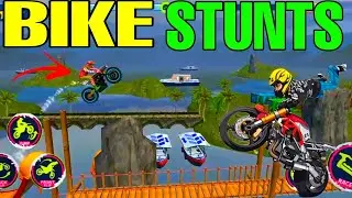 BIKE STUNT TRICKS MASTER 🔥_ IMPOSSIBLE 😱 STUNT MASTER ⚡⚡