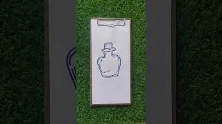 How To Draw Poison Flask Drawing Step By Step Tutorial | Poison Flask Drawing