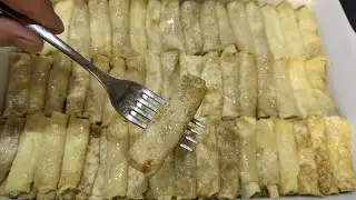 Бабушка НАУЧИЛА печь налистники БЕЗ МУКИ! Просто Тают во рту! Добавьте в начинку... это огонь!