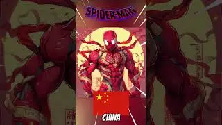 China Spiderman. Spiderman from countries Part 7 #ai #spiderman #shorts