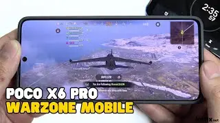 Poco X6 Pro Call of Duty Warzone Mobile Gaming test | Dimensity 8300 Ultra, 120Hz Display