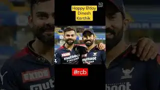 Happy B'day Dinesh Karthik #tataipl2022 #ipl2022 #rcb #viratkohli #dineshkartik