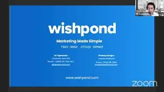 Wishpond Third Quarter 2021 Financial Results Video Conference Call