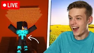 THE GOLD FARM NEARLY KILLED ME! FIXING STUFF + SKY FARM | Minecraft Live 🔴