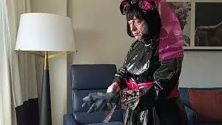 Patient Leather Dress Needs to Get to the Pool
