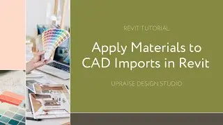 Assign materials to DWG imports in Revit | تعيين مواد لملفات الكاد المستوردة للريفيت