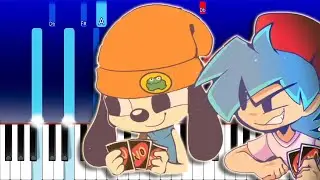 Turn-Bass - BPM Song (Friday Night Funkin, Parappa the Rapper, Scratchin' Melodii)(Piano Tutorial)
