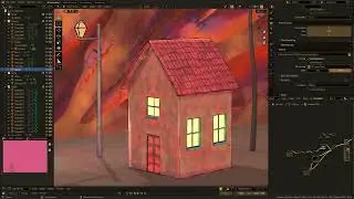 Casita - Blender 2D/3D Grease Pencil #juanybabas
