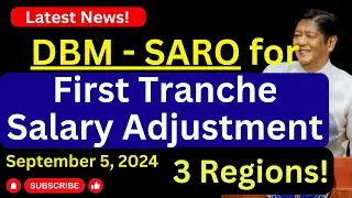 DBM SARO for First Tranche Salary Increase | 3 Regions