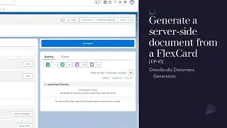 Generate a server-side document from a FlexCard [EP-43]