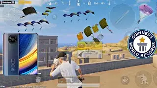 omg! WORLD RECORD in KARAKIN😱BEST LANDİNG🔥 POCO X3 PRO 90 FPS TEST NEW UPDATE | PUBG Mobile