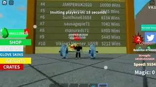 Reaching 10K wins in Ultimate Lifting Simulator! (ROBLOX)