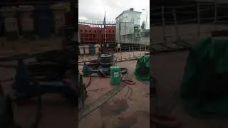 Шлюз БелоМоро-Балтийский канал.Шлюзование сухогруза.Капелия