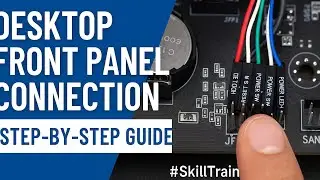 Front Panel Connection in Motherboard | CPU ke Front Panel ka Connection Kaise Kare | Easy Step