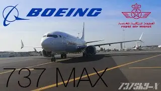 Royal Air Maroc Boeing 737 MAX | ARRIVAL NANTES ATLANTIQUE AIRPORT