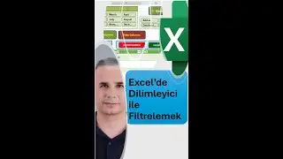 Excel’de Dilimleyici ile Filtrelemek #excel #exceltips #exceleğitimleri #exceleğitimleri #keşfet