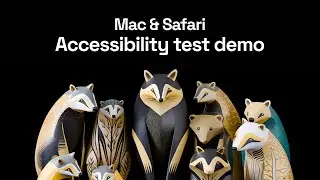 Mac & Safari accessibility (voice-over) test demo