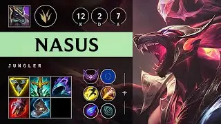 Nasus Jungle vs Ivern: Triple Kill, Dominating - EUW Master Patch 14.20
