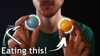 ASMR Eating tapping scratching sounds with bit of talking