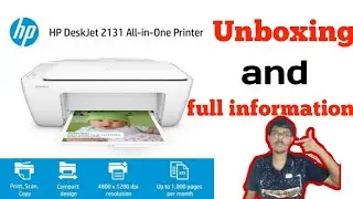 HP DESKJET 2131 All-in-One Inkjet Printer - Unboxing & Review | Home & small Office Budget Printer
