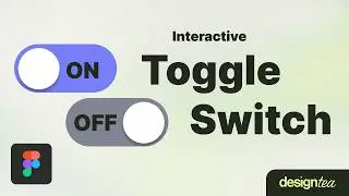 Create an Interactive Toggle Switch in Figma | Beginner Tutorial