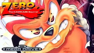 Zero the Kamikaze Squirrel | Mega Drive gameplay